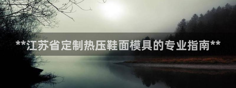 易倍英语官方网站登录：**江苏省定制热压鞋面模具的专业指