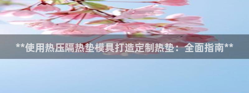 易倍申的包装规格：**使用热压隔热垫模具打造定制热垫：全