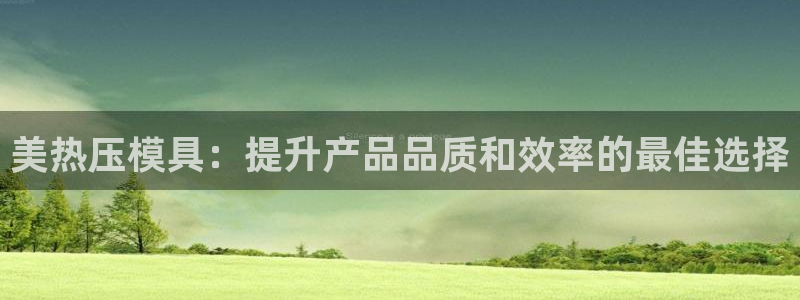 易倍单词官网下载：美热压模具：提升产品品质和效率的最佳选