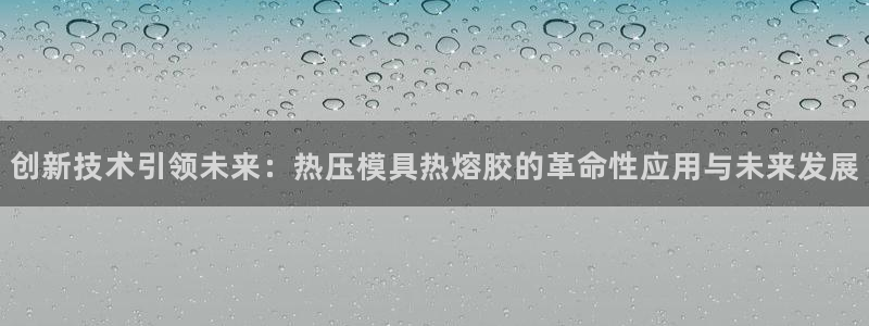 emc服务器是什么：创新技术引领未来：热压模具热熔胶的革