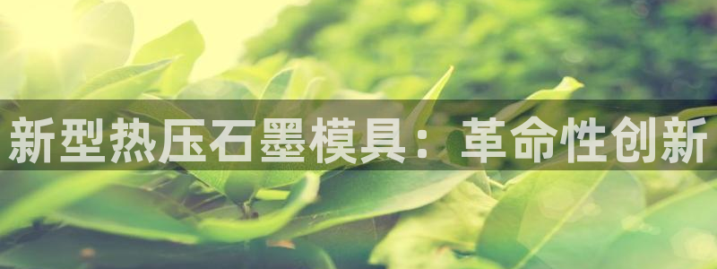 易倍申片的副作用：新型热压石墨模具：革命性创新